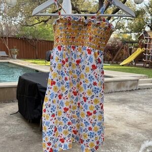 French Floral Kids Casual Dress - Yellow, Red, Blue brand Sargent Major